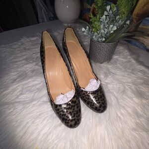 J. Crew Leopard Print Heels